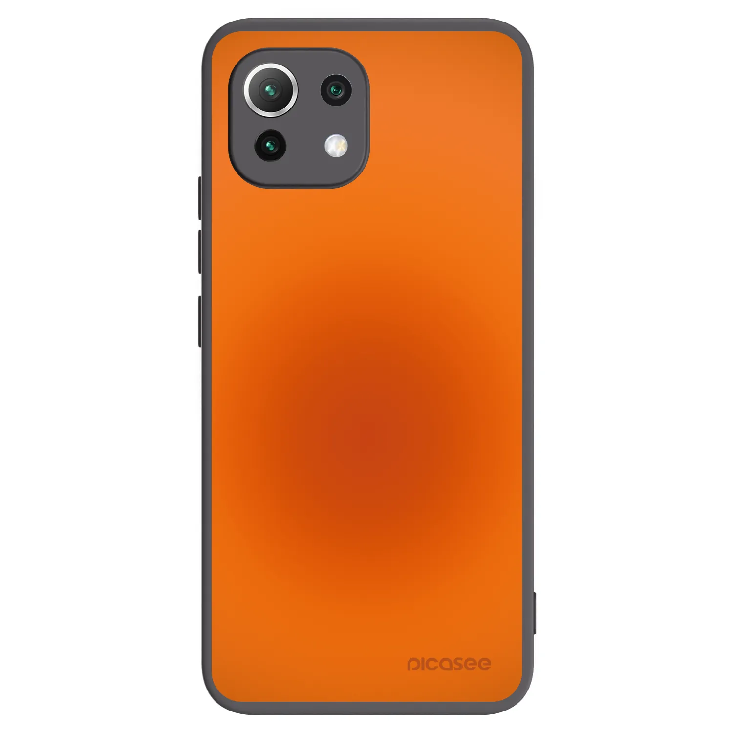 Picasee silikonski črni ovitek za Xiaomi Mi 11 Lite - Heat Core
