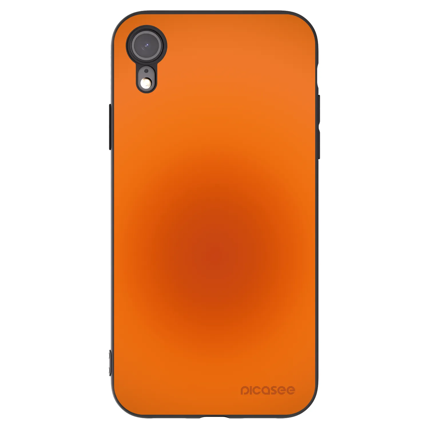 Picasee silikonski črni ovitek za Apple iPhone XR - Heat Core