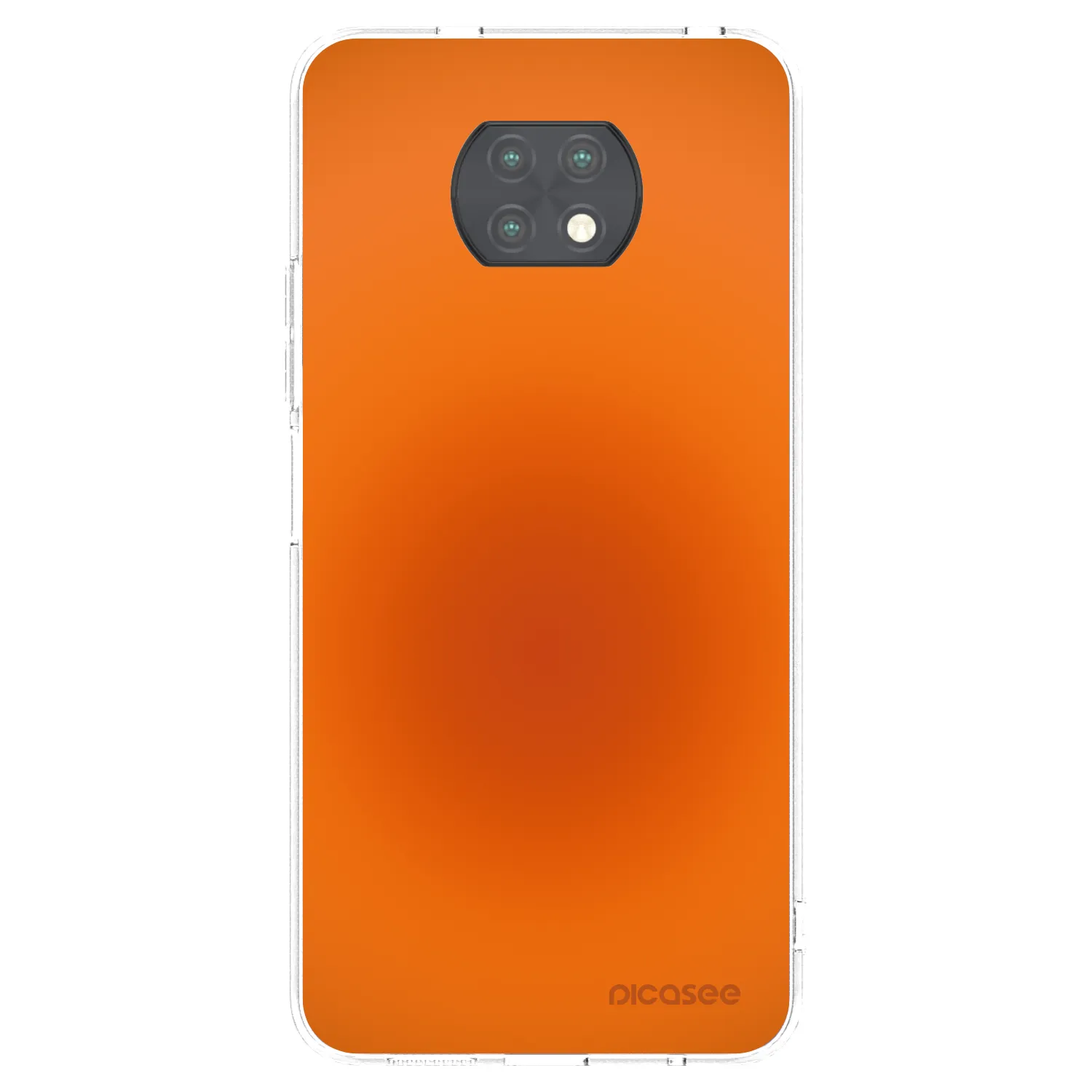 Picasee silikonski prozorni ovitek za Xiaomi Redmi Note 9T - Heat Core
