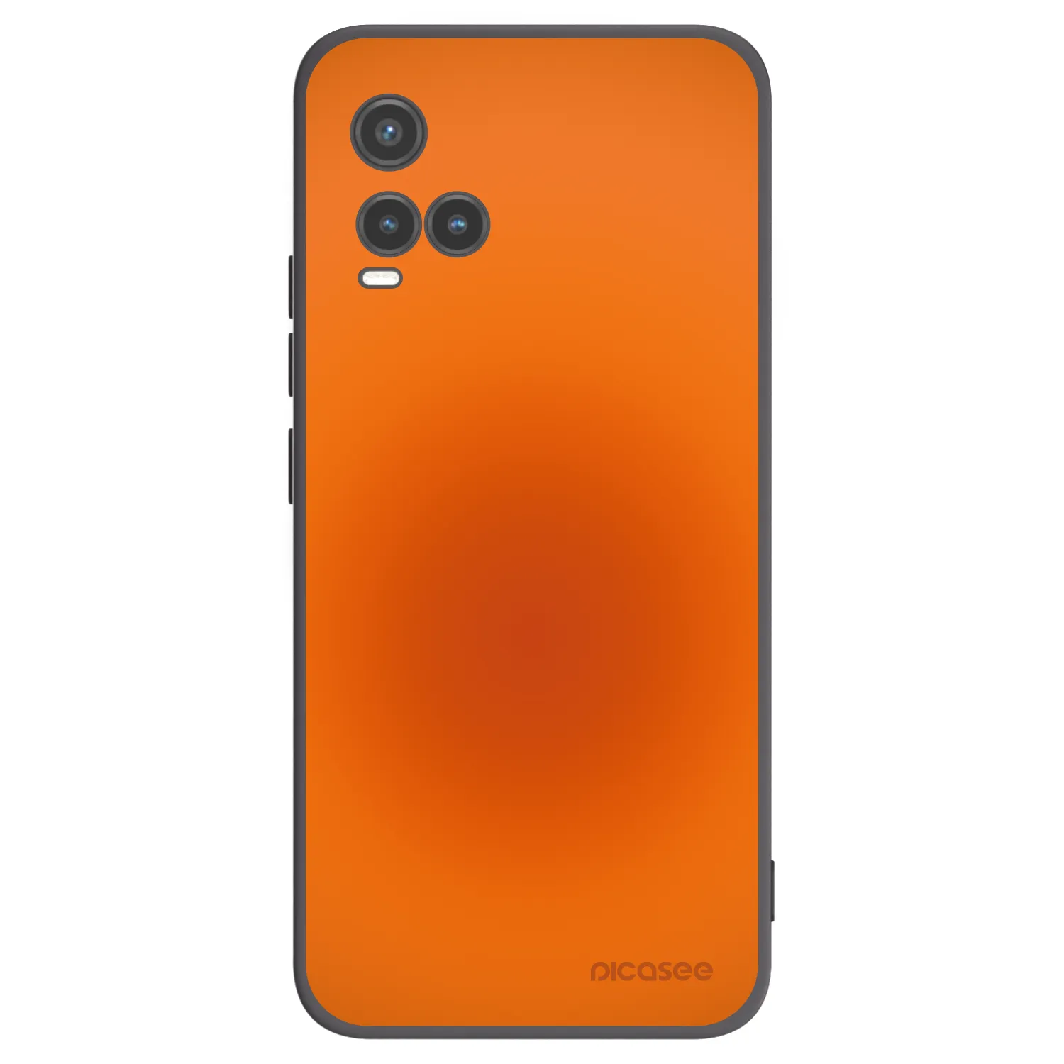 Picasee silikonski črni ovitek za Vivo Y33s - Heat Core