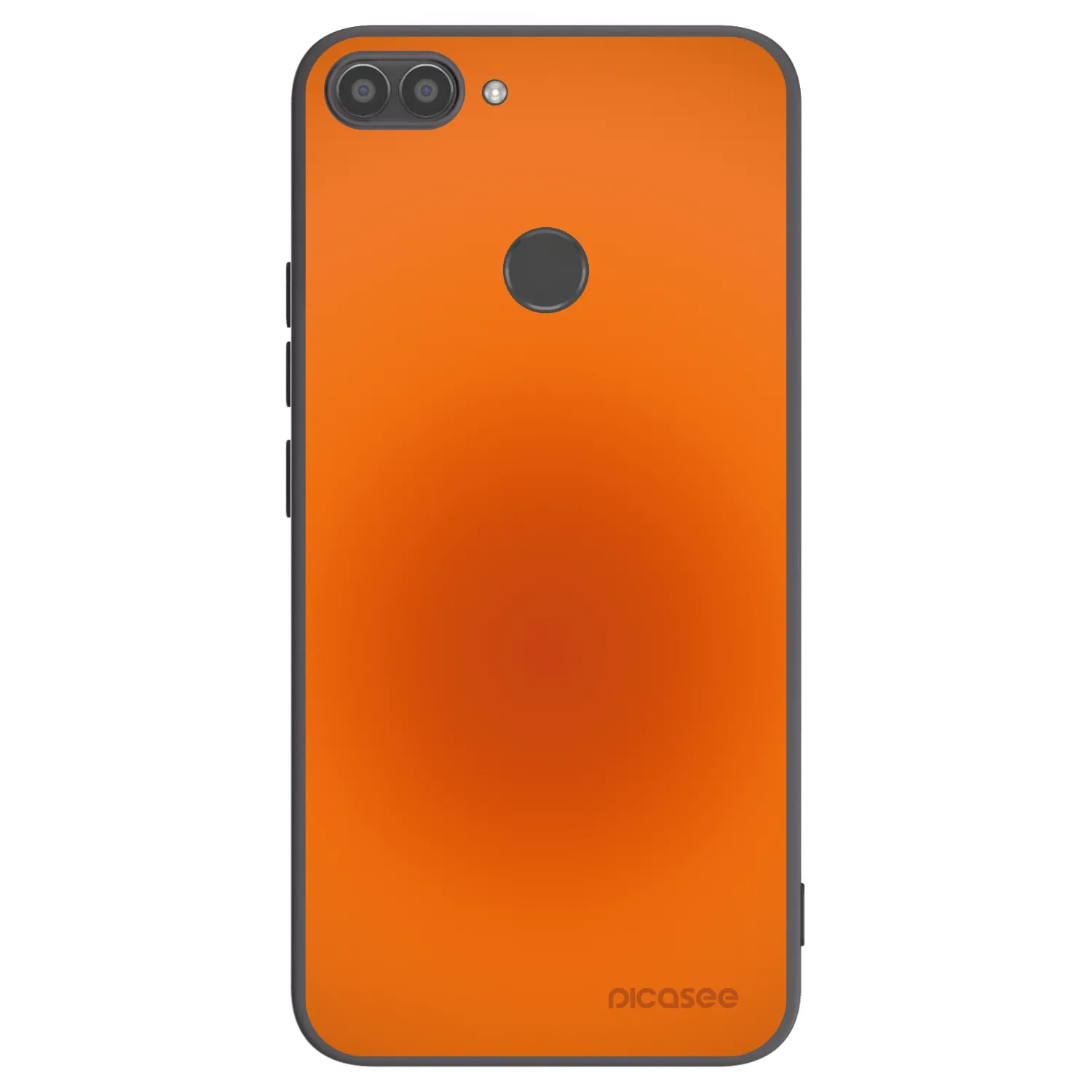 Picasee silikonski črni ovitek za Huawei P Smart - Heat Core