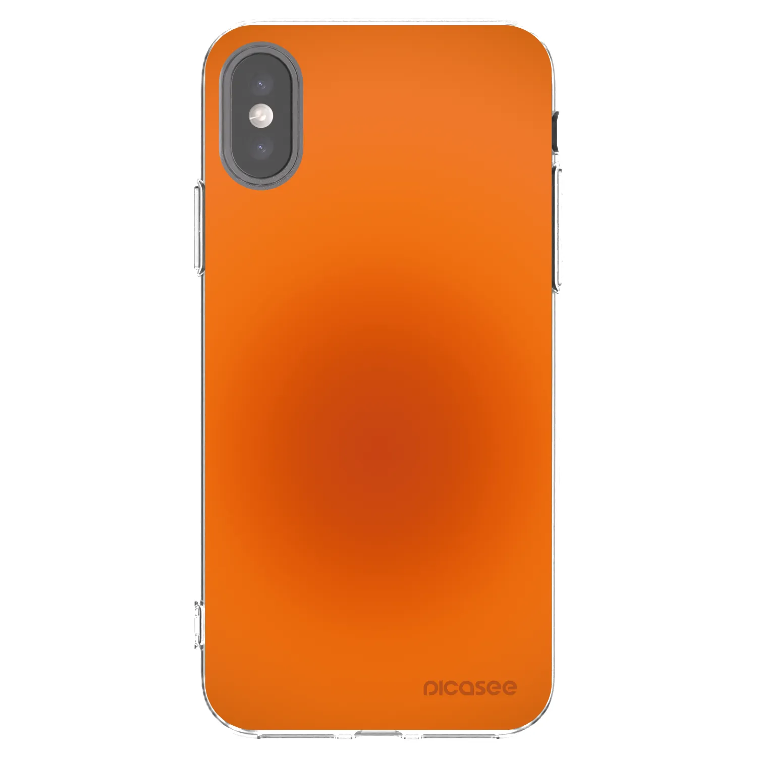 Picasee silikonski prozorni ovitek za Apple iPhone X/XS - Heat Core