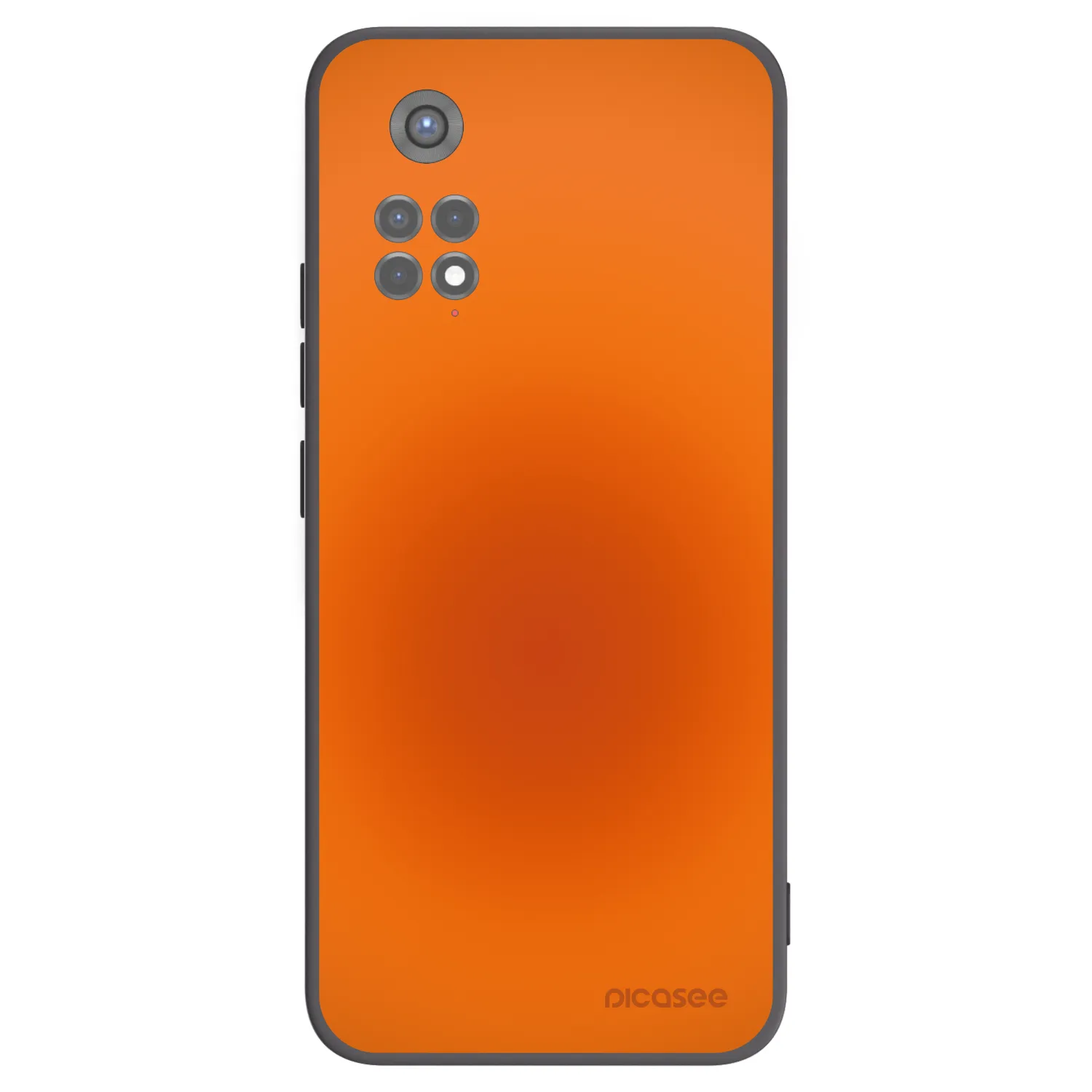 Picasee silikonski črni ovitek za Xiaomi Redmi Note 11S 5G - Heat Core