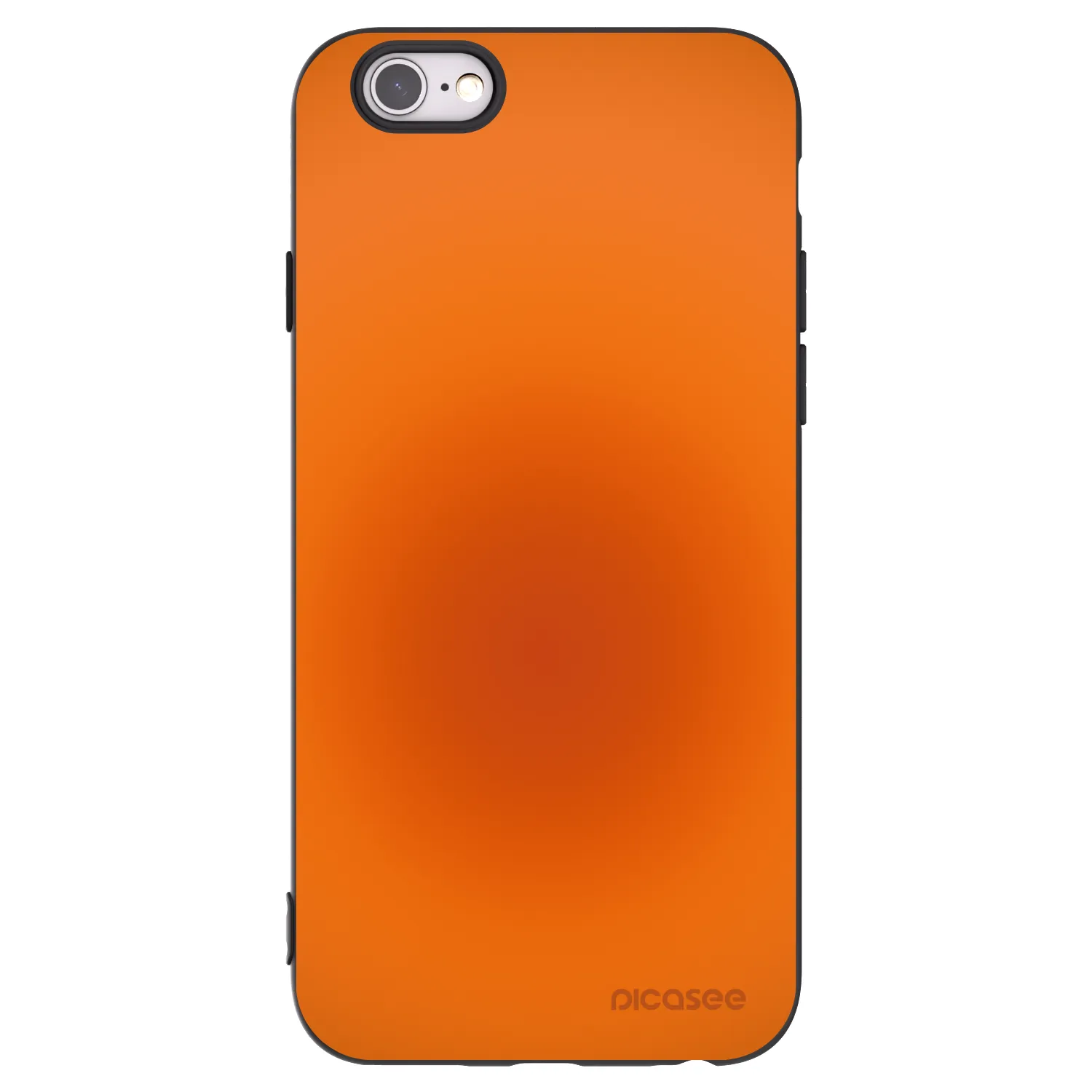 Picasee silikonski črni ovitek za Apple iPhone 6/6S - Heat Core