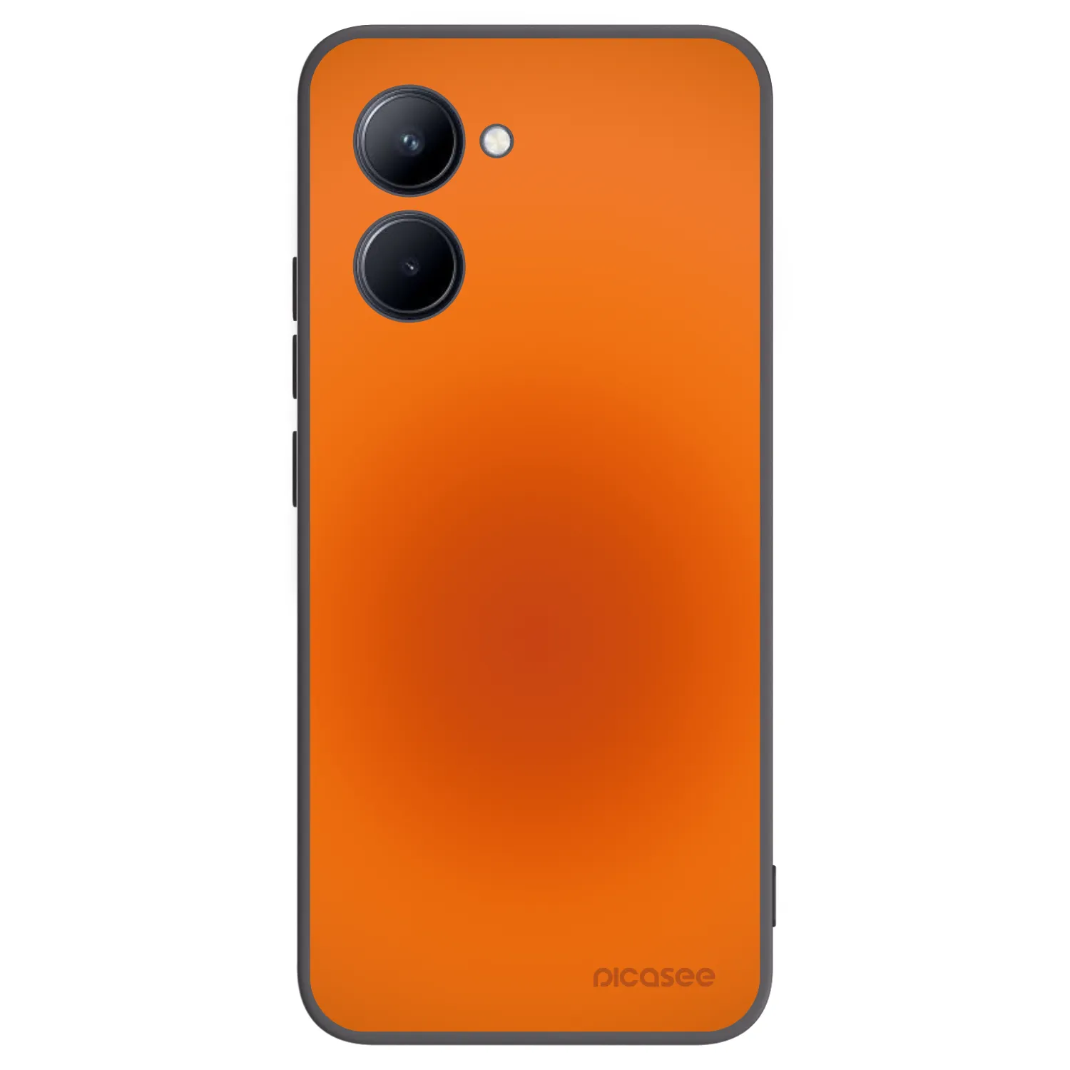 Picasee silikonski črni ovitek za Realme C33 (2023) - Heat Core
