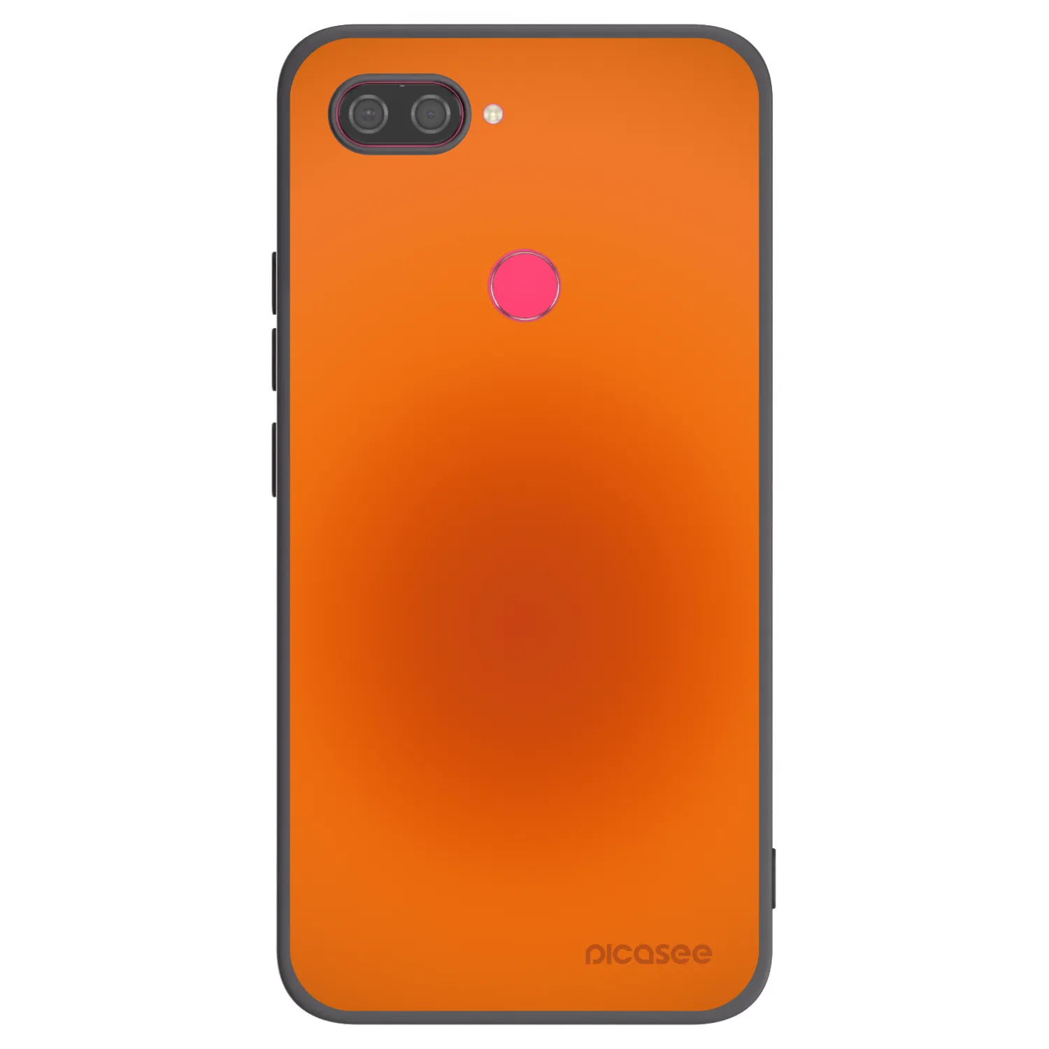 Picasee silikonski črni ovitek za Xiaomi Mi 8 Lite - Heat Core