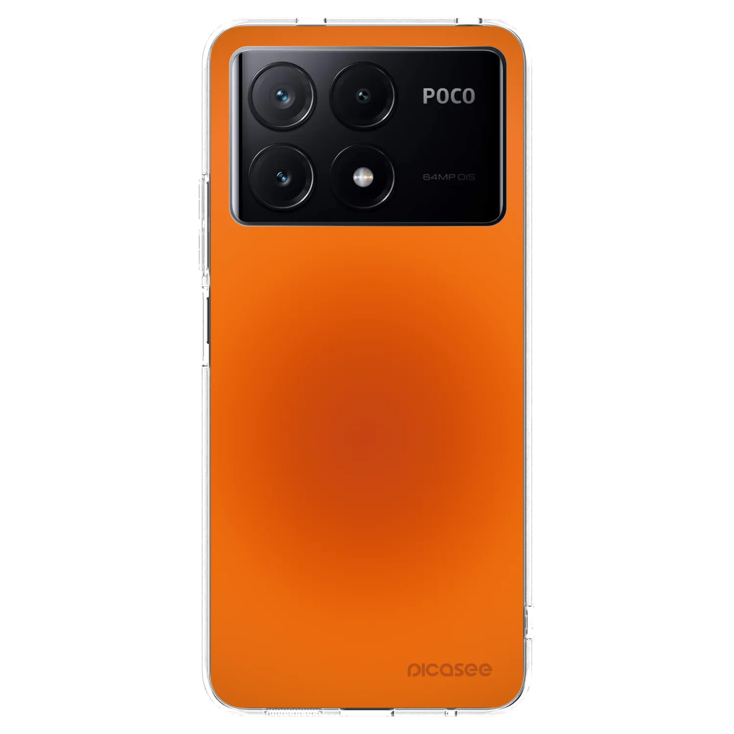 Picasee silikonski prozorni ovitek za Xiaomi Poco X6 Pro - Heat Core