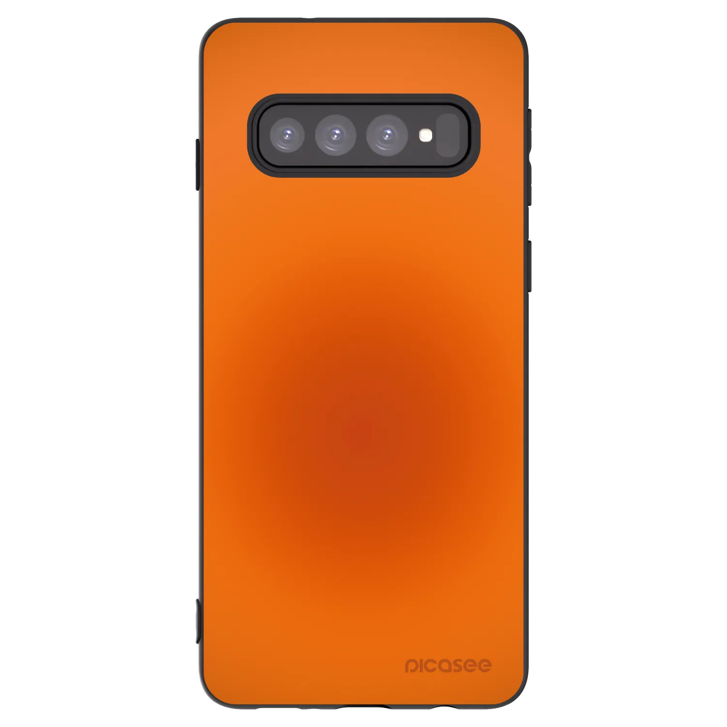 Picasee silikonski črni ovitek za Samsung Galaxy S10 G973 - Heat Core
