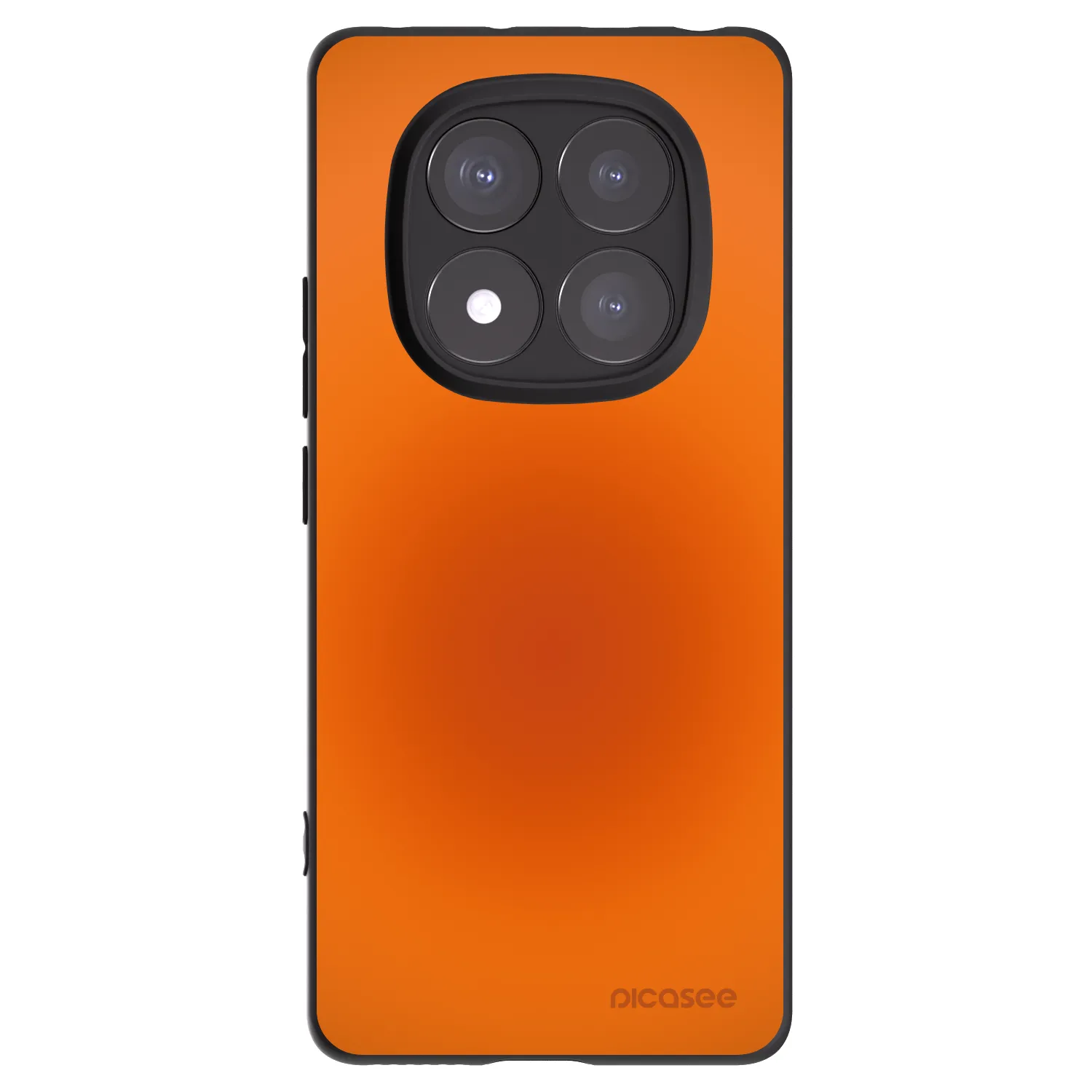Picasee silikonski črni ovitek za Xiaomi Redmi Note 14 Pro+ 5G - Heat Core
