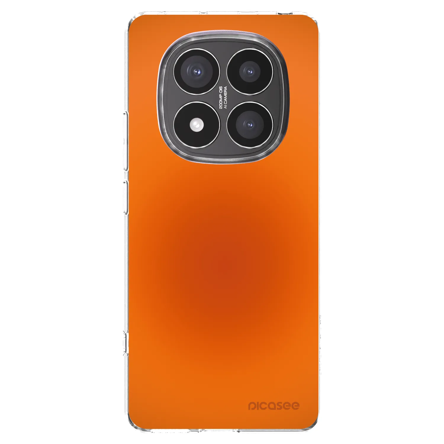 Picasee silikonski prozorni ovitek za Xiaomi Redmi Note 14 Pro+ 5G - Heat Core