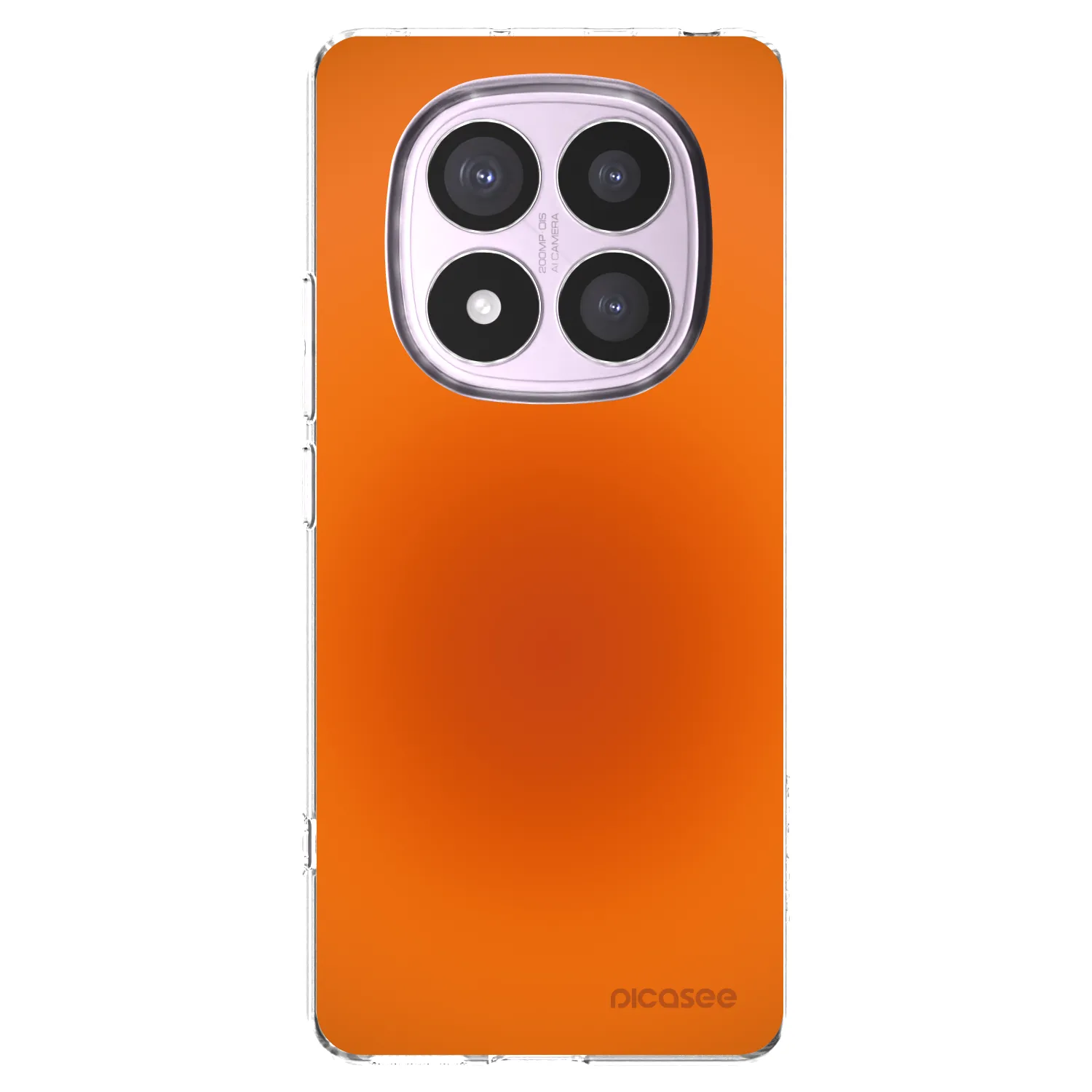 Picasee silikonski prozorni ovitek za Xiaomi Redmi Note 14 Pro 5G - Heat Core