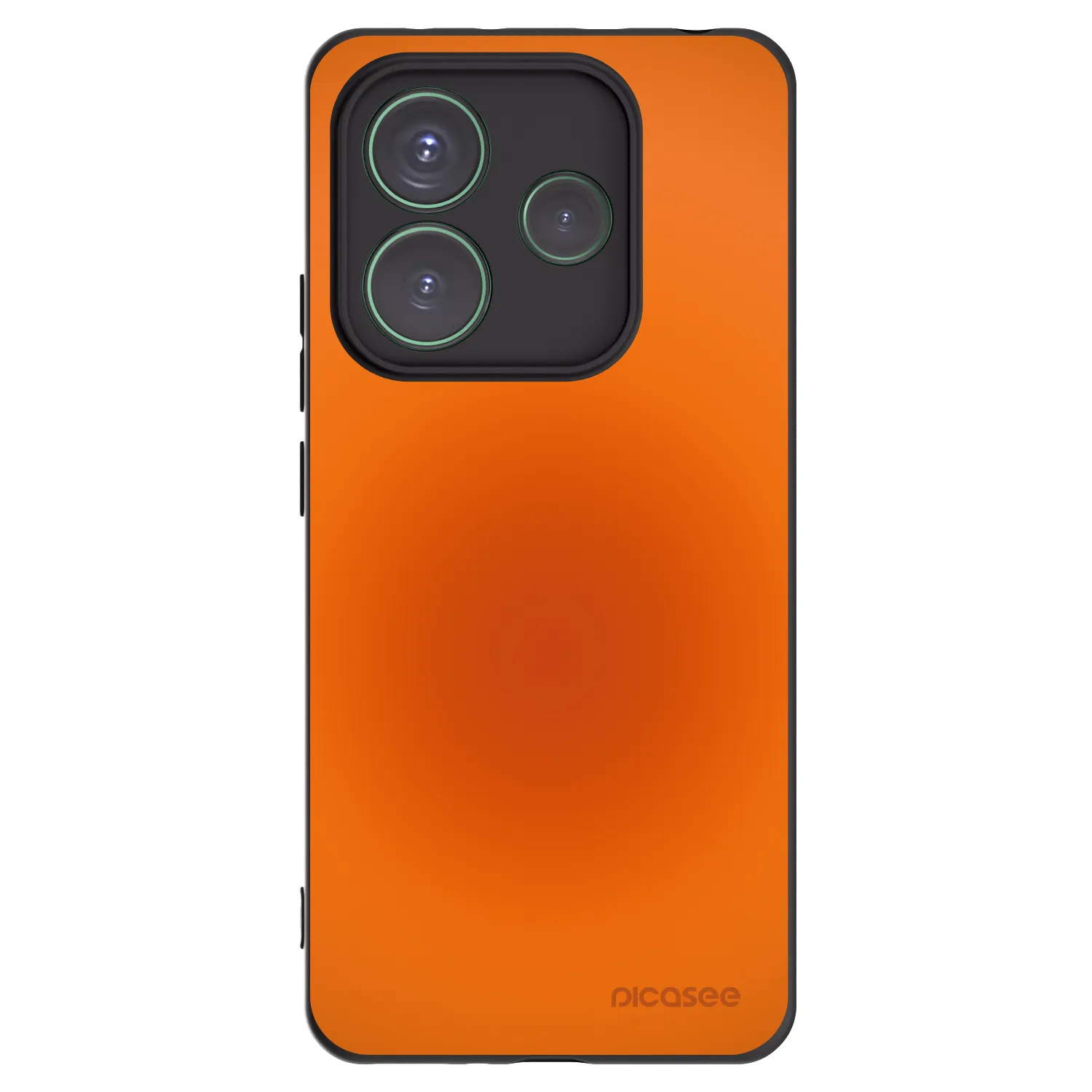 Picasee silikonski črni ovitek za Xiaomi Redmi Note 14 5G - Heat Core