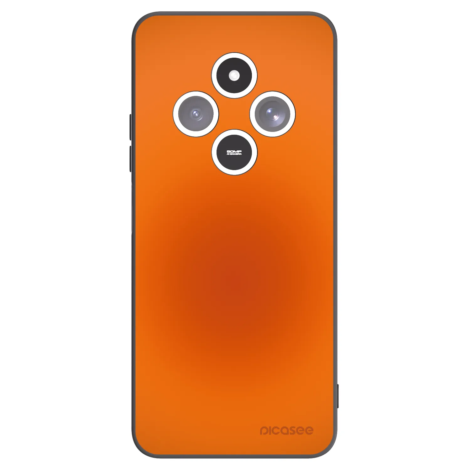 Picasee silikonski črni ovitek za Xiaomi Redmi 14C - Heat Core