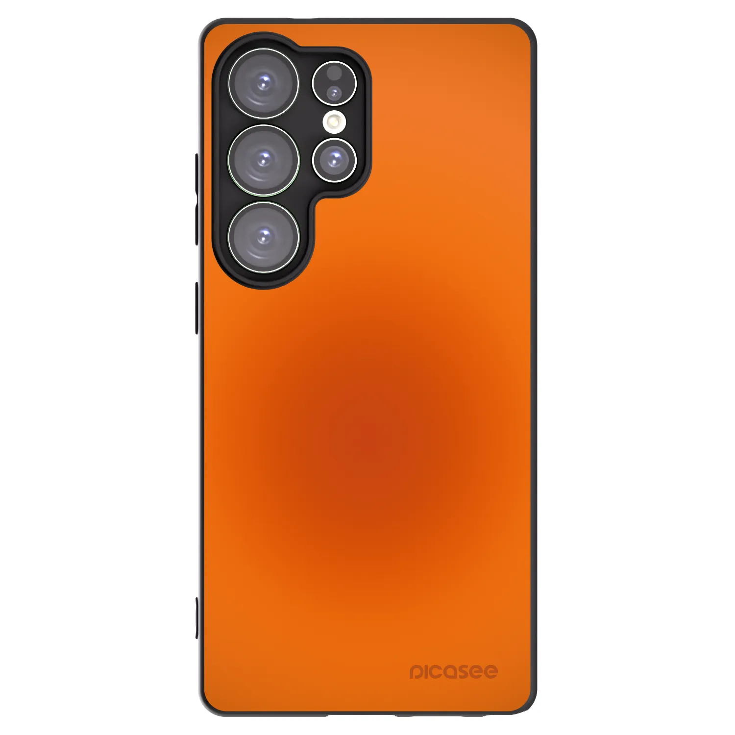 Picasee silikonski črni ovitek za Samsung Galaxy S25 Ultra 5G - Heat Core