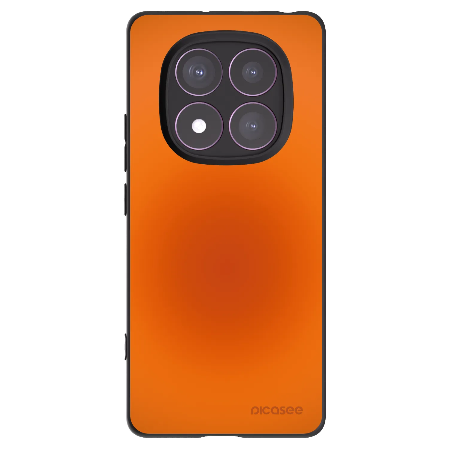 Picasee silikonski črni ovitek za Xiaomi Redmi Note 14 Pro 4G - Heat Core