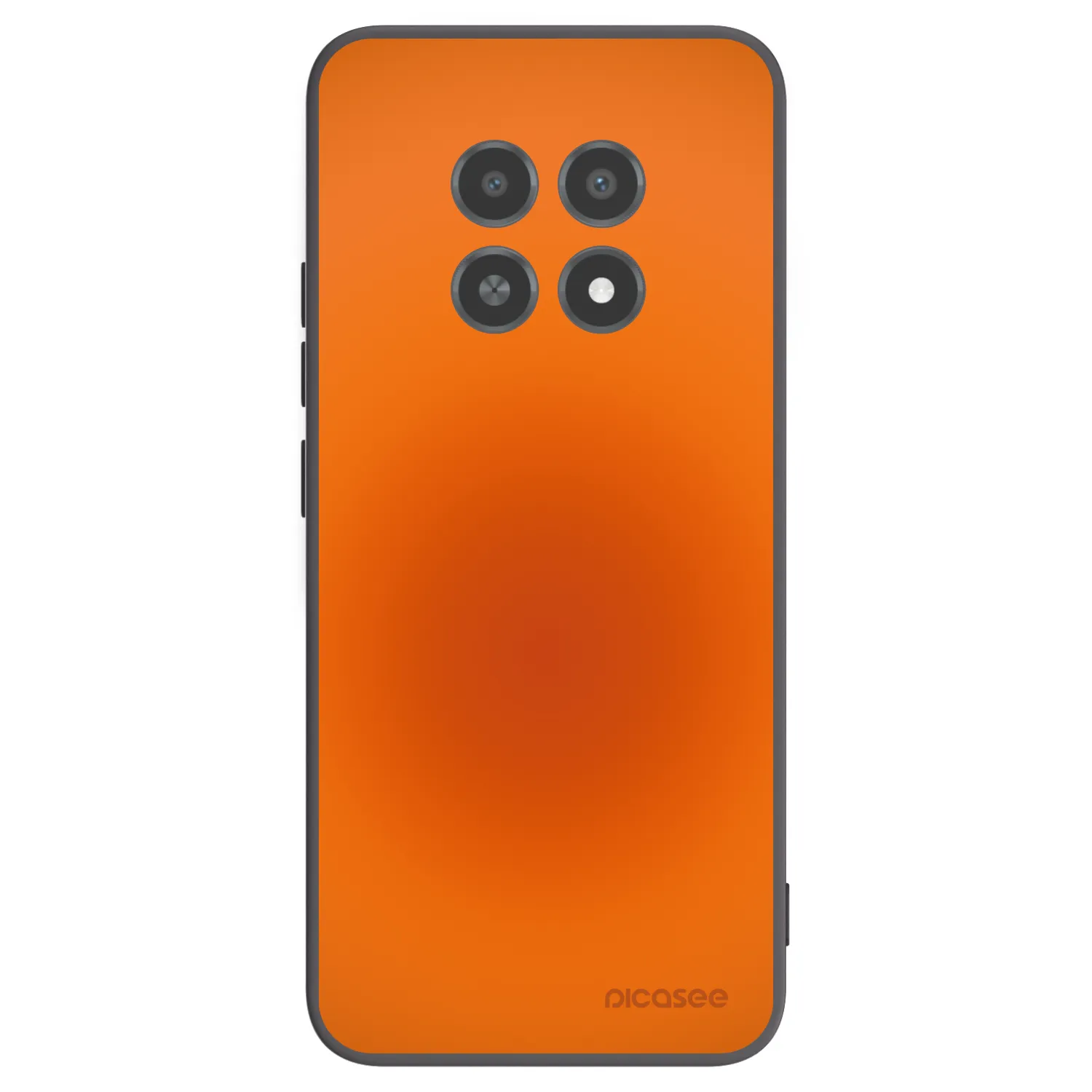 Picasee silikonski črni ovitek za Realme 12X - Heat Core