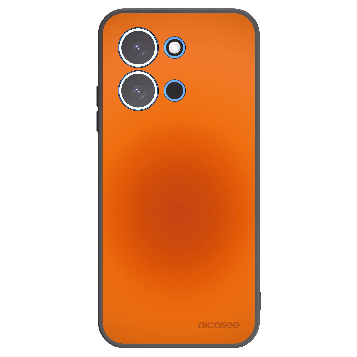 Picasee silikonski črni ovitek za Xiaomi Redmi 15C 4G - Heat Core