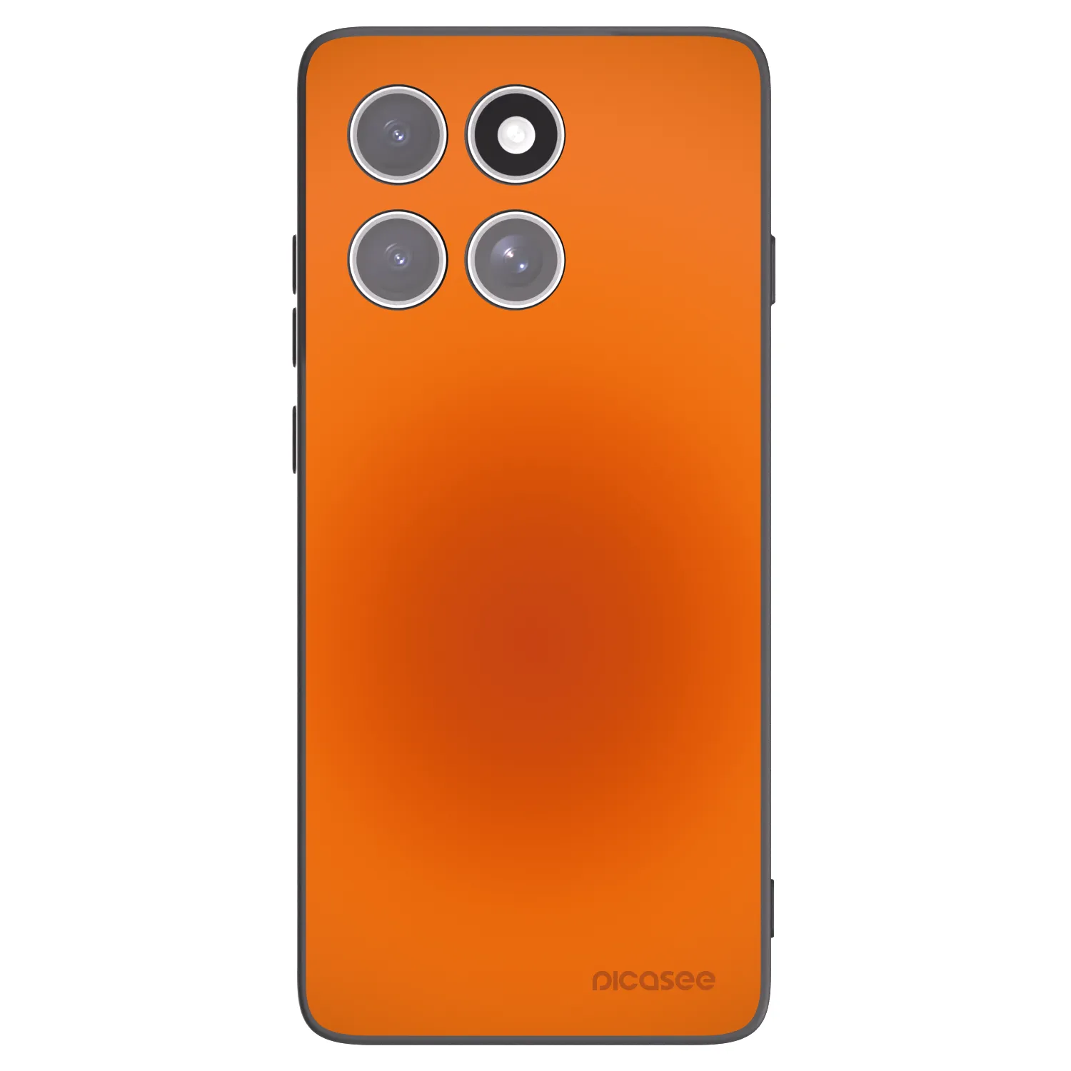 Picasee silikonski črni ovitek za Motorola Edge 60 Fusion - Heat Core