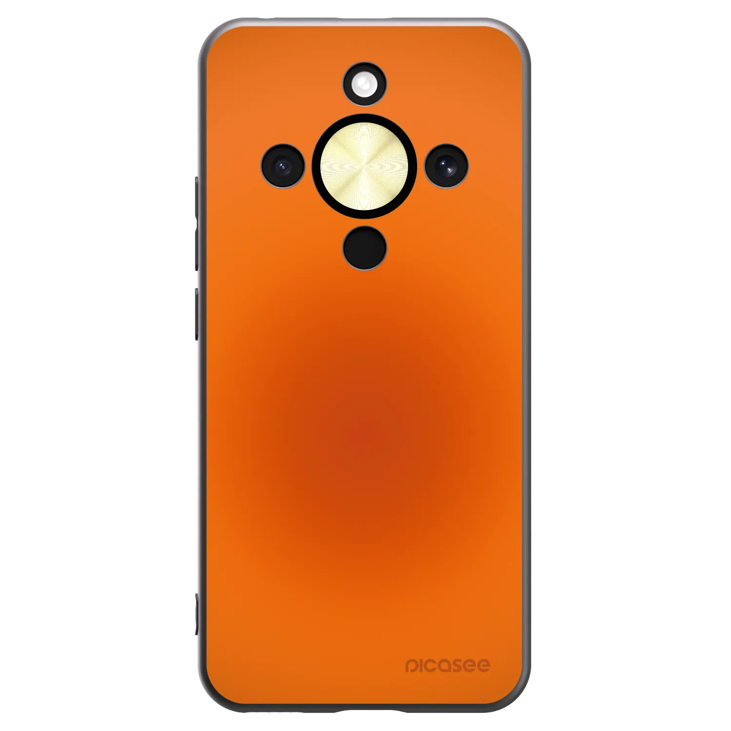 Picasee silikonski črni ovitek za Honor Magic8 Lite 5G - Heat Core