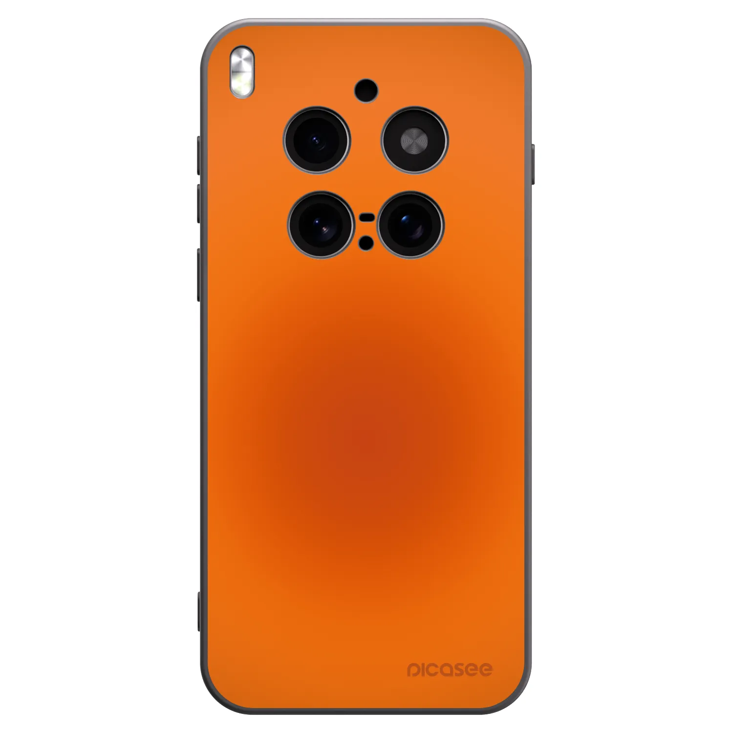 Picasee silikonski črni ovitek za Vivo X300 Pro - Heat Core