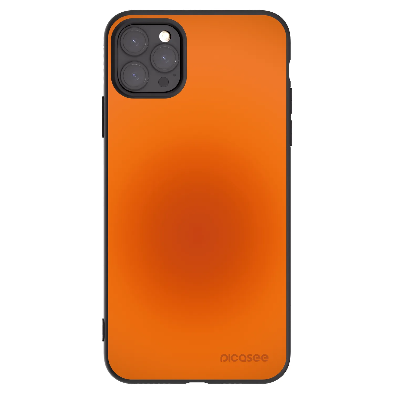 Picasee silikonski črni ovitek za Apple iPhone 11 Pro Max - Heat Core