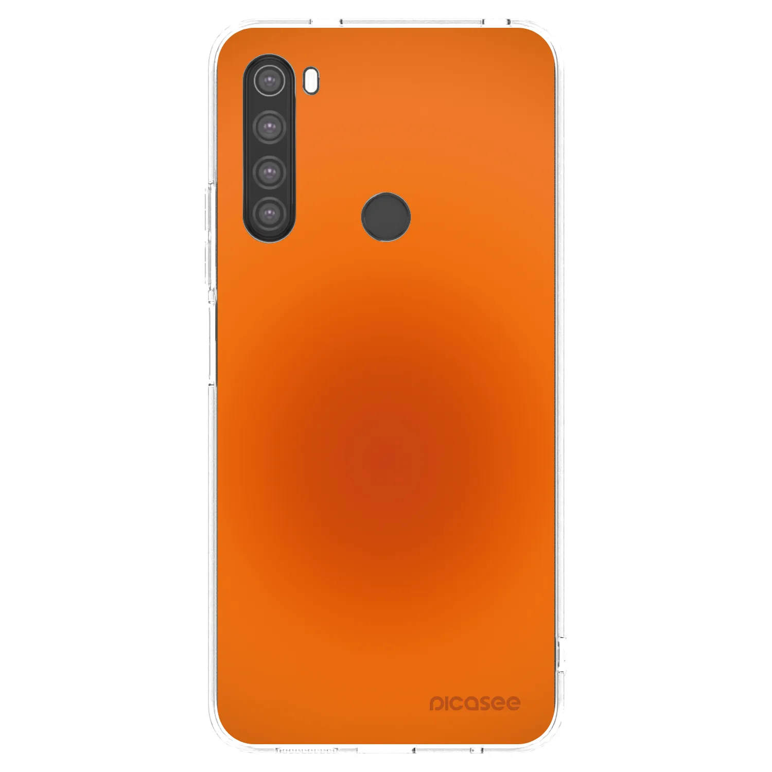 Picasee silikonski prozorni ovitek za Xiaomi Redmi Note 8 - Heat Core