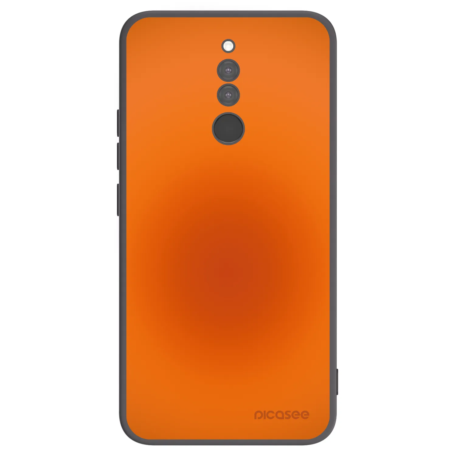 Picasee silikonski črni ovitek za Xiaomi Redmi 8 - Heat Core