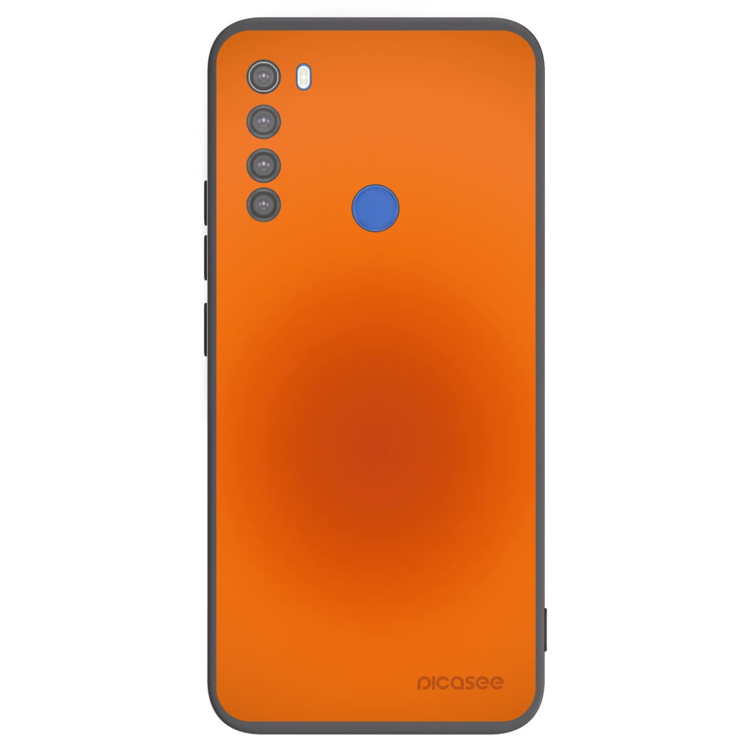Picasee silikonski črni ovitek za Xiaomi Redmi Note 8T - Heat Core