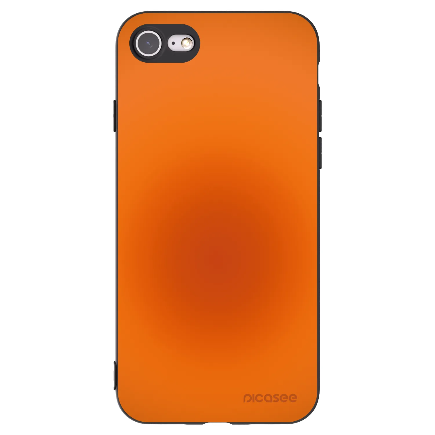 Picasee silikonski črni ovitek za Apple iPhone SE 2020 - Heat Core