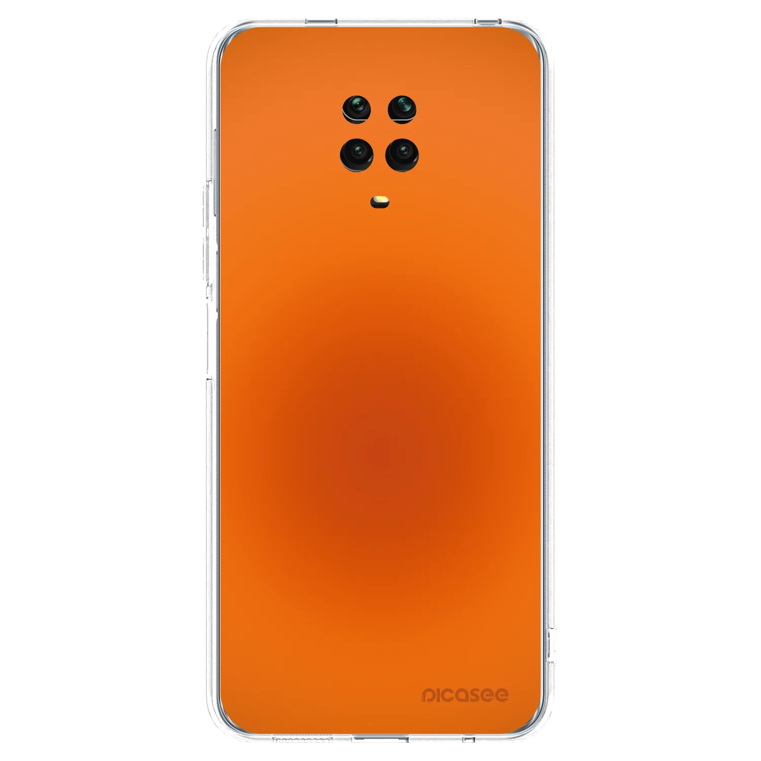 Picasee silikonski prozorni ovitek za Xiaomi Redmi Note 9S - Heat Core