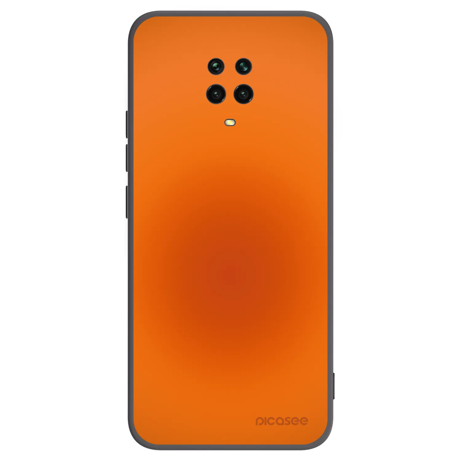 Picasee silikonski črni ovitek za Xiaomi Redmi Note 9S - Heat Core