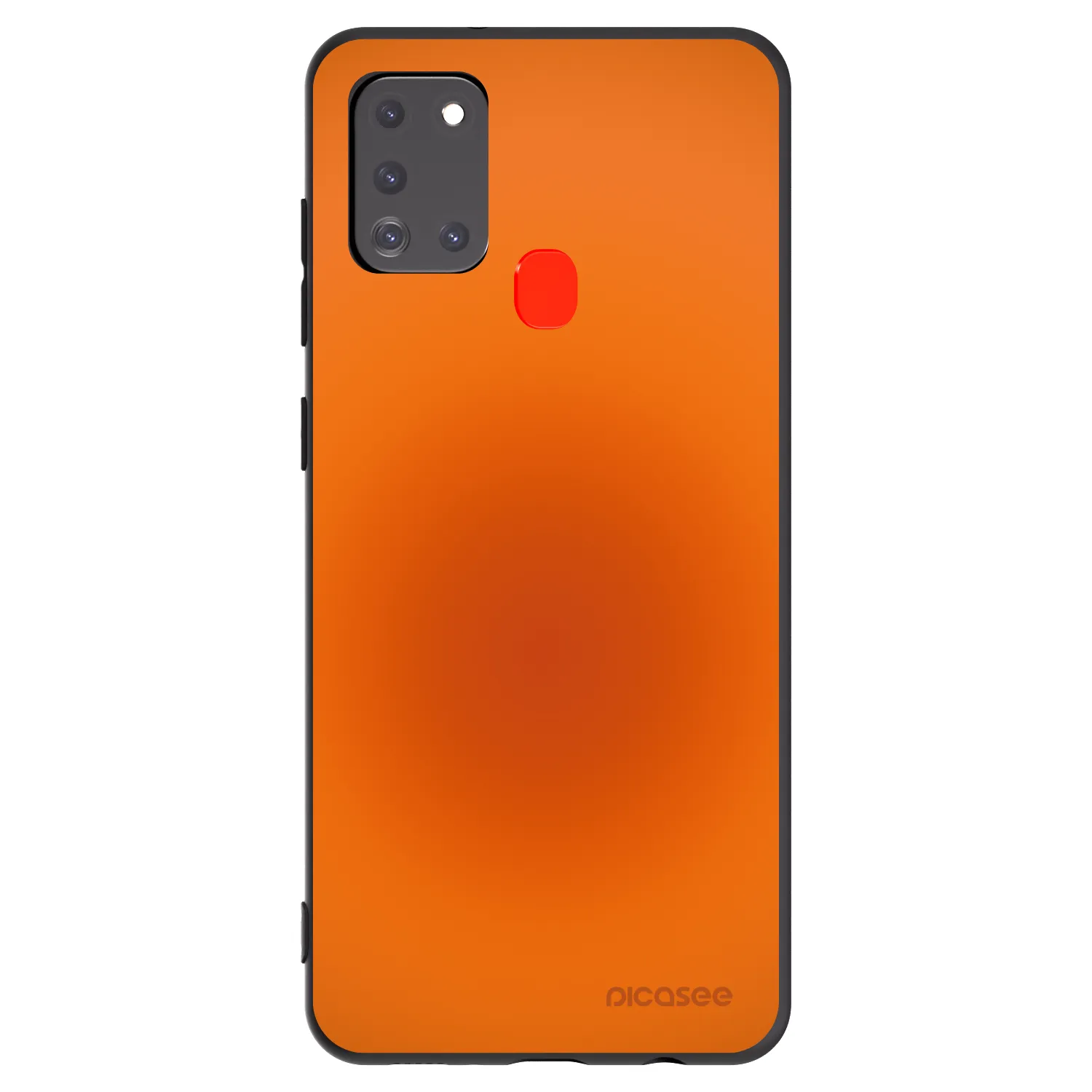 Picasee silikonski črni ovitek za Samsung Galaxy A21s - Heat Core