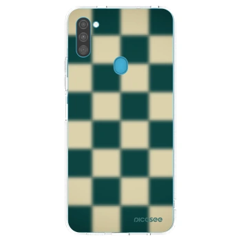 Picasee silikonski prozorni ovitek za Samsung Galaxy M11 - Shadow Chess