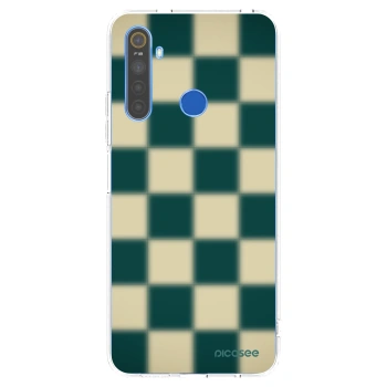 Picasee silikonski prozorni ovitek za Realme 5 - Shadow Chess