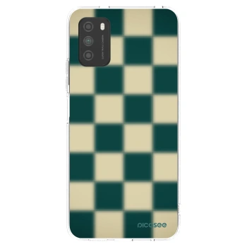 Picasee silikonski prozorni ovitek za Xiaomi Poco M3 - Shadow Chess