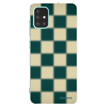 Picasee silikonski prozorni ovitek za Samsung Galaxy M31s - Shadow Chess