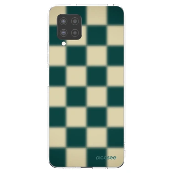 Picasee silikonski prozorni ovitek za Samsung Galaxy A42 A426B - Shadow Chess