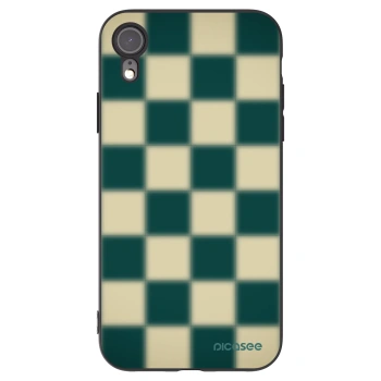 Picasee silikonski črni ovitek za Apple iPhone XR - Shadow Chess