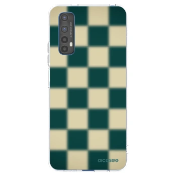 Picasee silikonski prozorni ovitek za Realme 7 - Shadow Chess