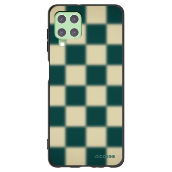 Picasee silikonski črni ovitek za Samsung Galaxy A22 A225F 4G - Shadow Chess
