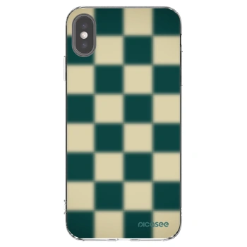 Picasee silikonski prozorni ovitek za Apple iPhone XS Max - Shadow Chess