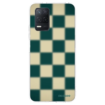Picasee silikonski prozorni ovitek za Realme 8 5G - Shadow Chess