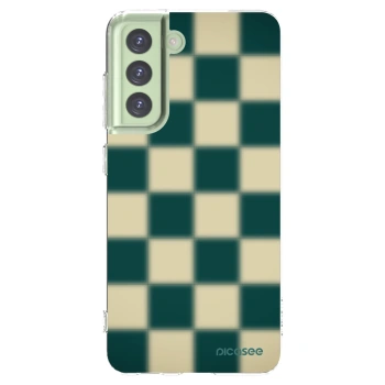Picasee silikonski prozorni ovitek za Samsung Galaxy S21 FE 5G - Shadow Chess