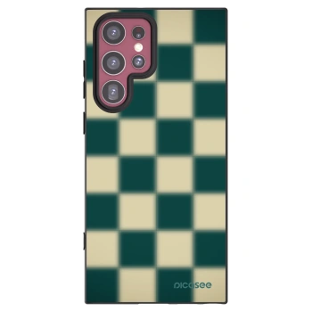 Picasee silikonski črni ovitek za Samsung Galaxy S22 Ultra 5G - Shadow Chess