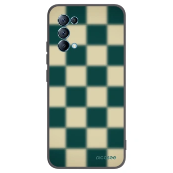 Picasee silikonski črni ovitek za OPPO Reno 5 5G - Shadow Chess