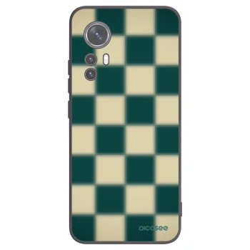 Picasee silikonski črni ovitek za Xiaomi 12X - Shadow Chess