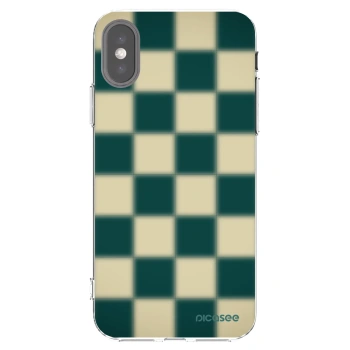 Picasee silikonski prozorni ovitek za Apple iPhone X/XS - Shadow Chess