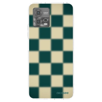 Picasee silikonski prozorni ovitek za Motorola Moto G72 - Shadow Chess