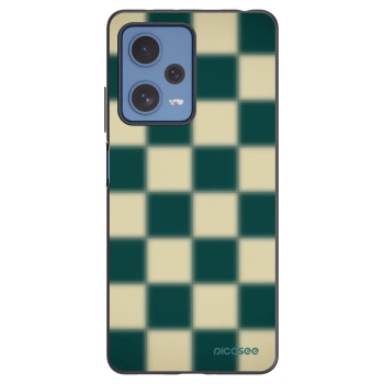 Picasee silikonski črni ovitek za Xiaomi Redmi Note 12 Pro 5G - Shadow Chess