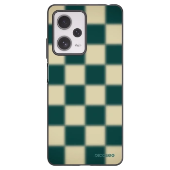 Picasee silikonski črni ovitek za Xiaomi Redmi Note 12 Pro+ 5G - Shadow Chess